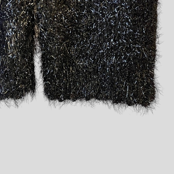 Liz Claiborne Women’s Sweater XL Black Metallic - Picture 5 of 12